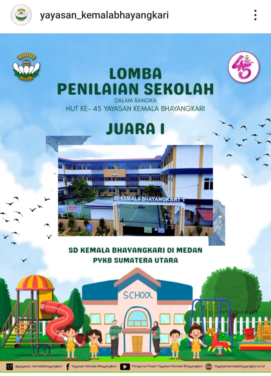 SD Kemala Bhayangkari 01 Medan dan TK Kemala Bhayangkari 08 Asahan Raih Juara 1 penilaian sekolah