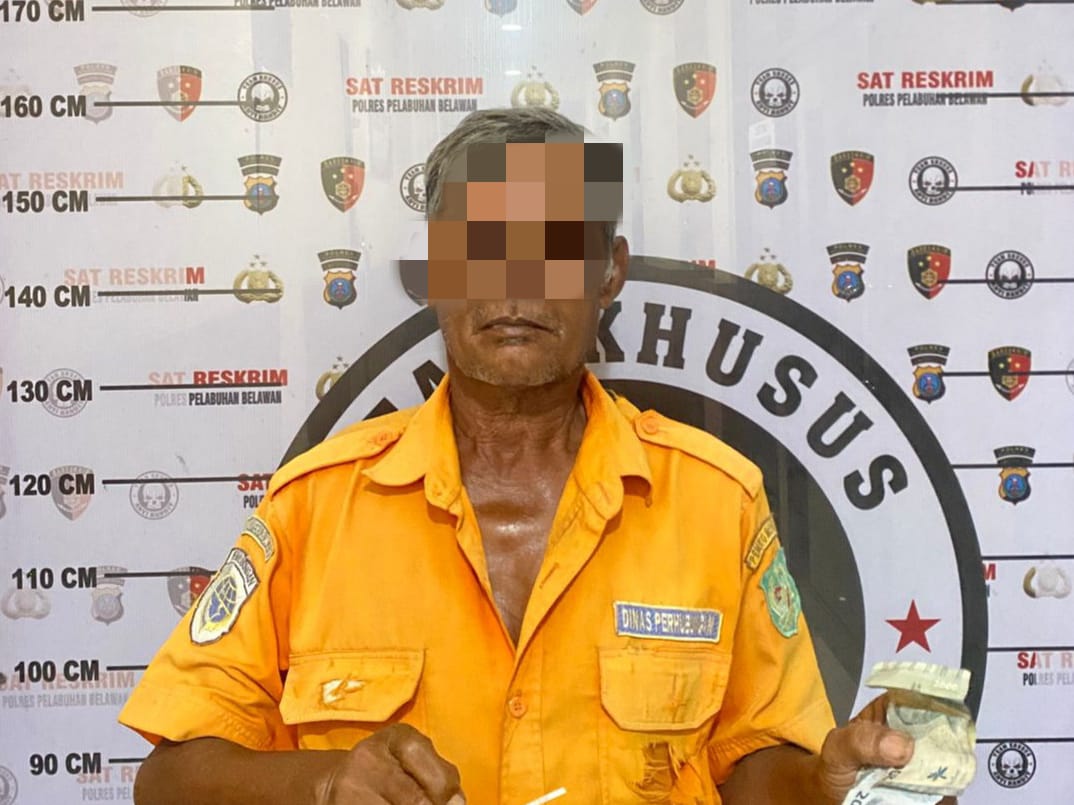 Sat Reskrim Polres Pelabuhan Belawan Amankan Empat Pelaku Pungli Bermodus Juru Parkir Liar
