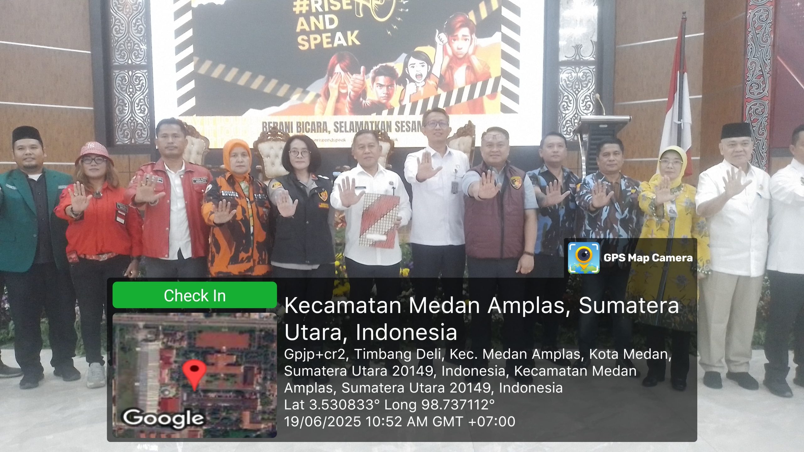 Bareskrim Polri Gelar Kampanye Bertajuk Rise and Speak di Aula Tribrata Poldasu