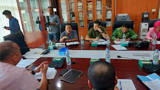 Komisi I Gelar Rapat Evaluasi Triwulan I Dengan BKDPSDM