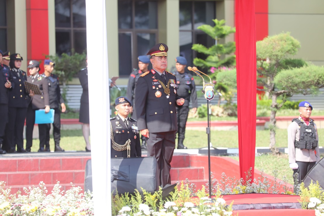 Polda Sumut Gelar Upacara Peringatan Hari Bhayangkara ke-79, Tegaskan Komitmen Melayani dan Berbenah