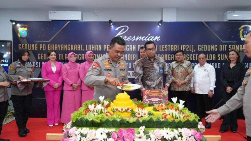 Modernisasi dan Kesejahteraan Personel Jadi Prioritas, Kapolda Sumut Resmikan Sejumlah Fasilitas Baru di Mapolda