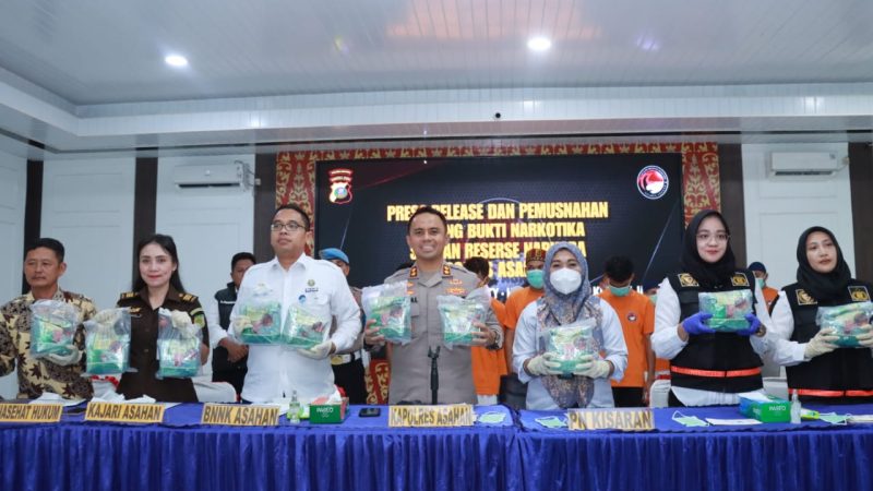 Polres Asahan Ungkap Jaringan Narkotika Antar Provinsi
