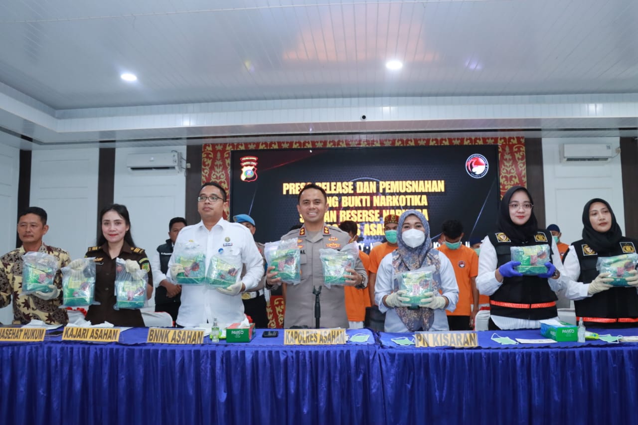 Polres Asahan Ungkap Jaringan Narkotika Antar Provinsi
