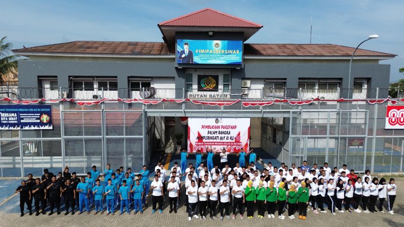 Rutan Batam Gelar Upacara Pembukaan PORSENAP 2025