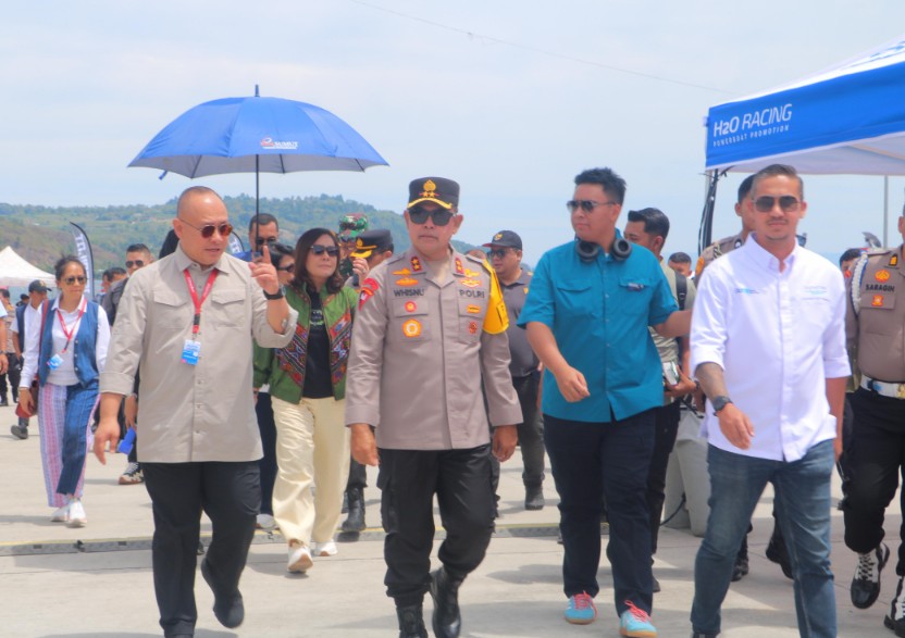 Kapolda Sumut Tinjau Pengamanan dan Kesiapan Event Aquabike & F1H2O di Danau Toba