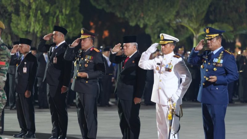 Polda Sumut Gelar Upacara Kehormatan dan Renungan Suci di TMP Bukit Barisan