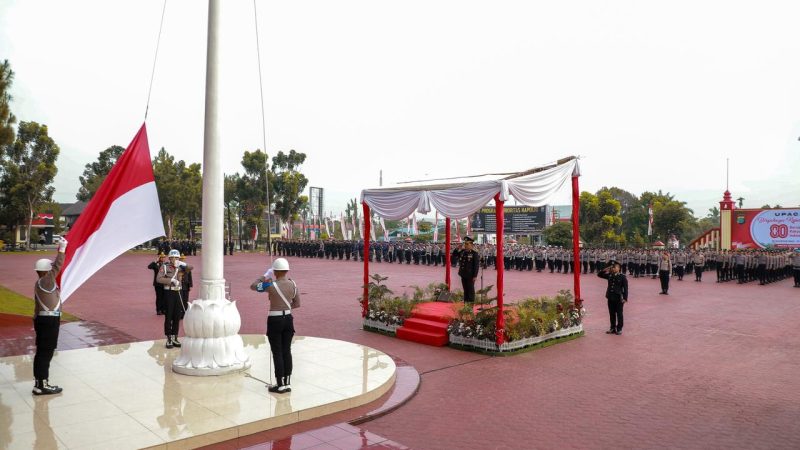 Polda Sumut Gelar Upacara Peringatan HUT RI ke-80 dengan Khidmat