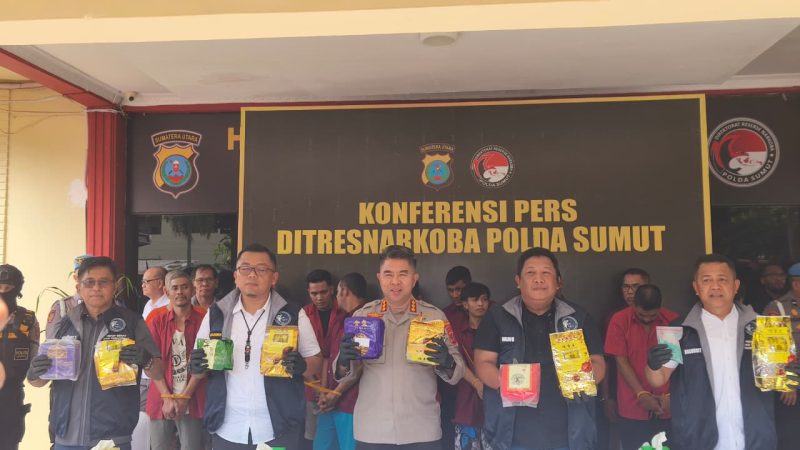 Ungkap 114 Kasus Narkoba, Polda Sumut Selamatkan Lebih dari 125 Ribu Jiwa