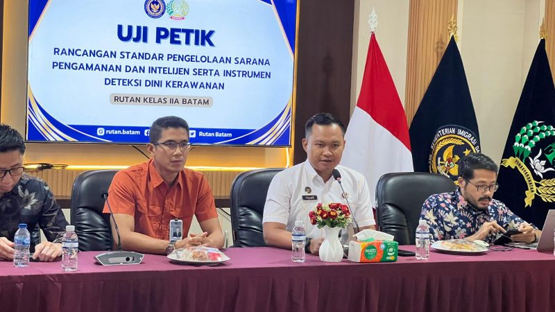 Uji Petik Pengamanan dan Intelijen Tahun 2025, Perkuat Sistem Keamanan Rutan Kelas IIA Batam