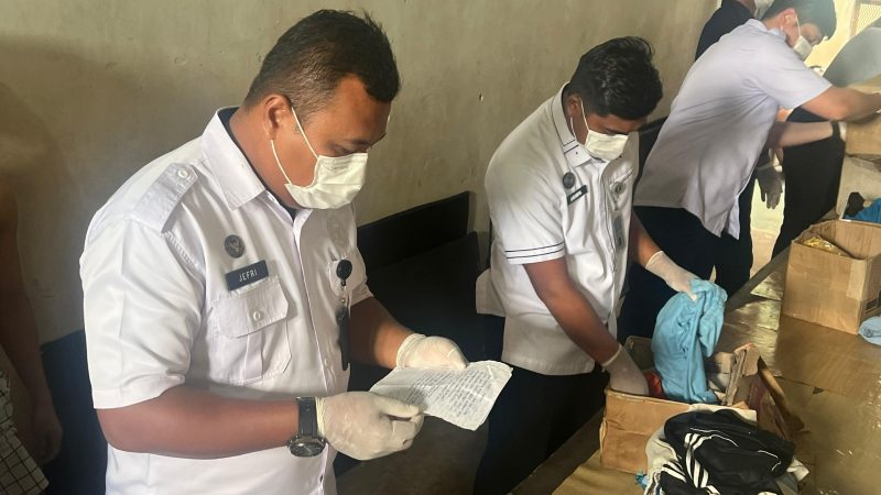 Rutan Batam Laksanakan Razia Gabungan Bersama APH
