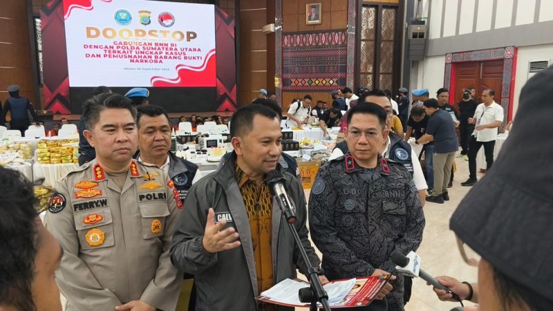 Polda Sumut Perkuat Pengawasan Narkoba di Lima Kecamatan, Puluhan Kasus Berhasil Diungkap