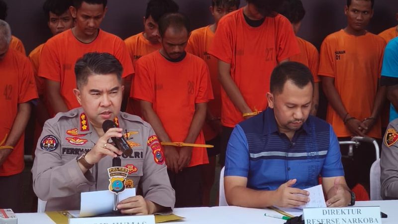 Polda Sumut Ungkap 862 Kasus Narkotika di Tiga Wilayah, Selamatkan Jutaan Jiwa