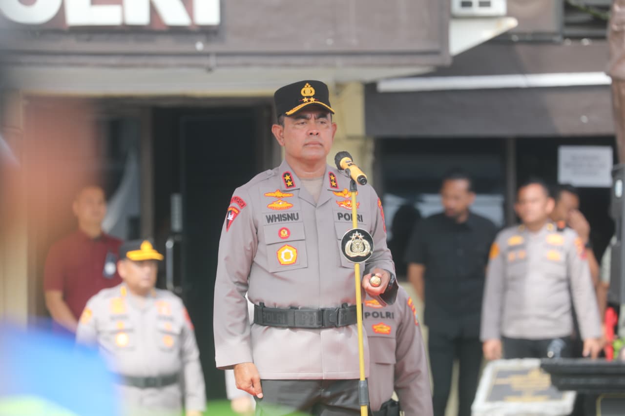 Sertijab Kapolrestabes Medan dan Dirresnarkoba: Kapolda Sumut Tegaskan Pentingnya Integritas dan Inovasi Kepemimpinan