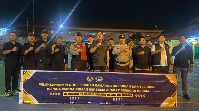 Rutan Kelas II A Batam,Gelar Razia Bersama APH