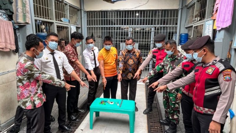 Polres Palas dan Rutan Kelas IIB Sibuhuan Gelar Razia Gabungan, Ini Hasilnya.