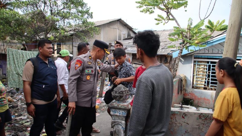 Polres Pelabuhan Belawan Amankan 5 Pengguna Narkoba Saat Penyisiran Lokasi Rawan Tawuran
