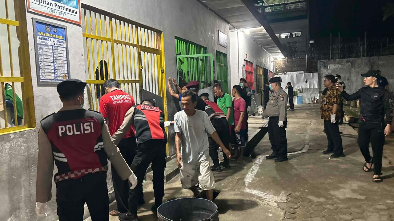 Polres Tapanuli Tengah dan Lapas Sibolga Gelar Razia Gabungan Cegah Peredaran Narkoba dan Barang Terlarang