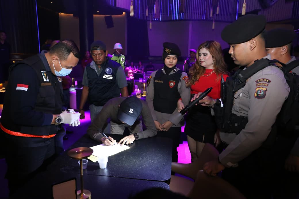 Polda Sumut Tegaskan Komitmen Perangi Narkoba Lewat Razia Gabungan di THM Medan
