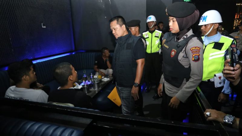 Polda Sumut Dan Tni Terus Gencarkan Razia THM, Tiga Pengunjung Golden Tiger Positif Narkoba