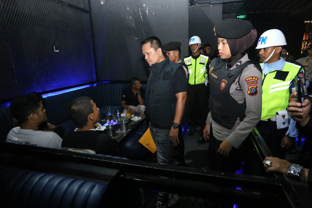 Polda Sumut Dan Tni Terus Gencarkan Razia THM, Tiga Pengunjung Golden Tiger Positif Narkoba