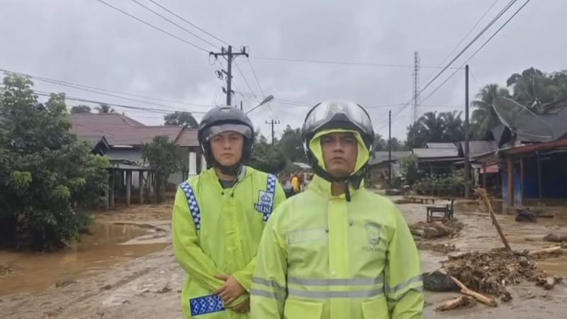Respons Cepat Polda Sumut Selamatkan Warga di Wilayah Longsor dan Banjir Sumatera Utara