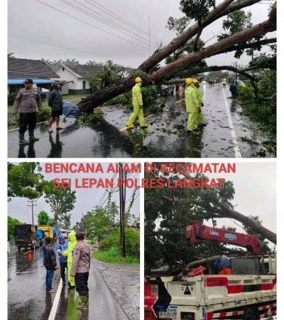 Update Terbaru Bencana Alam di Langkat: Polisi Bergerak Cepat Lakukan Evakuasi, Pengaturan Lalulintas, dan Koordinasi Lintas Instansi
