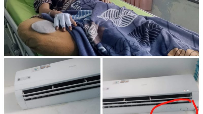 AC Bocor di Ruang Inap RS Embung Fatimah, Pasien Kelas 2 Diduga Terabaikan
