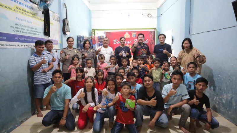 Menebar Kasih Natal, Polda Sumut Hadirkan Harapan bagi Anak-Anak Panti Asuhan