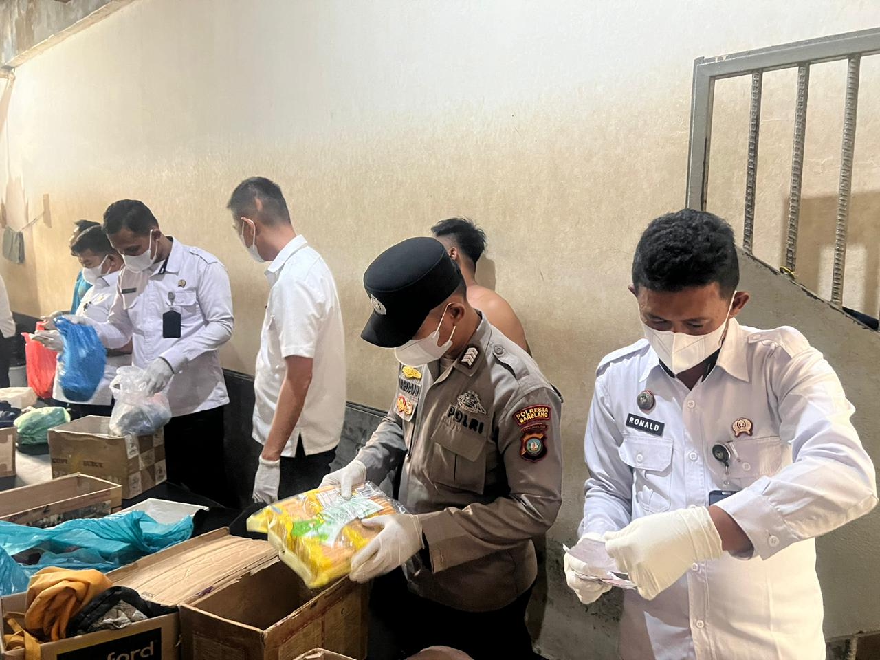 CIPTAKAN RUTAN AMAN DAN KONDUSIF, RUTAN BATAM GELAR RAZIA BERSAMA APH
