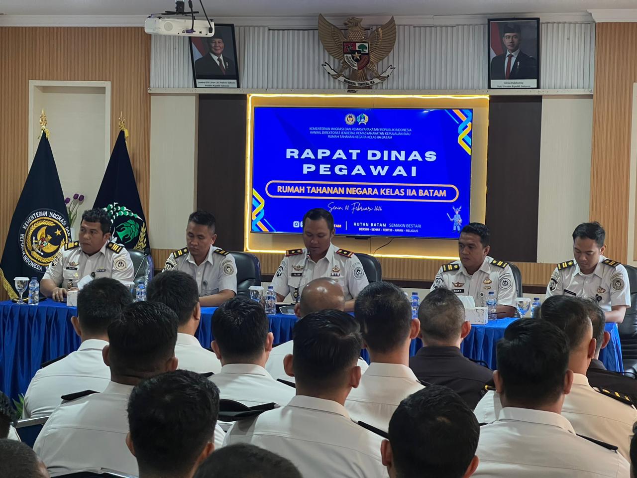 RUTAN BATAM GELAR RAPAT DINAS PEGAWAI