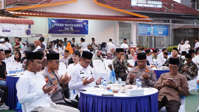 Kebersamaan di Bulan Ramadhan, Rutan Batam Gelar Buka Puasa Bersama Forkopimda, Keluarga Warga Binaan dan Masyarakat