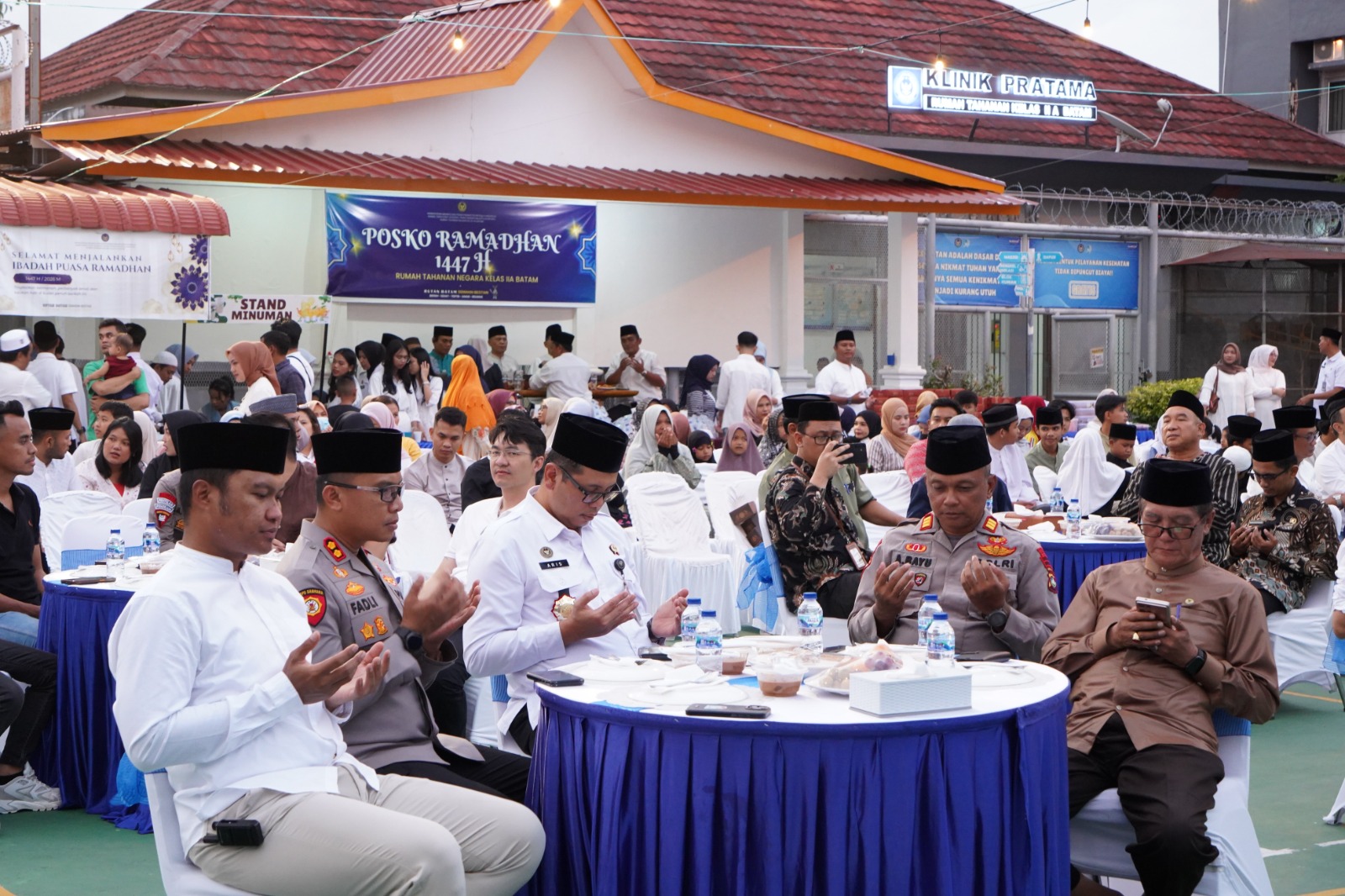 Kebersamaan di Bulan Ramadhan, Rutan Batam Gelar Buka Puasa Bersama Forkopimda, Keluarga Warga Binaan dan Masyarakat