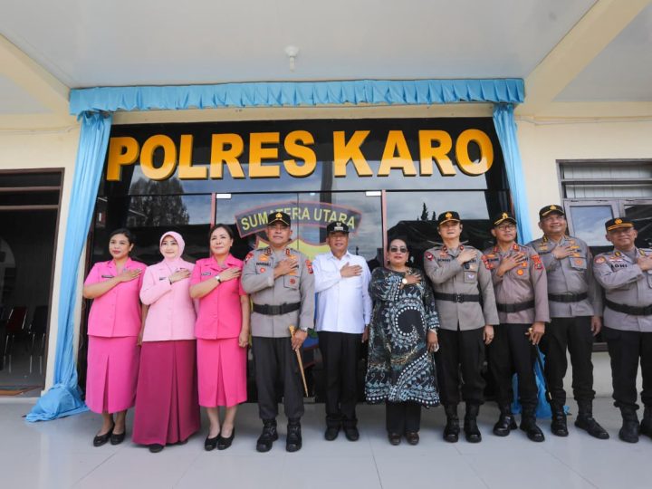 Kapolda Sumut Pimpin Perubahan Nomenklatur Polres Tanah Karo Menjadi Polres Karo