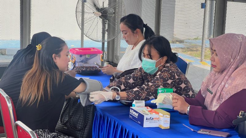 RUTAN BATAM GELAR PEMERIKSAAN KESEHATAN GRATIS BAGI PENGUNJUNG DALAM RANGKA HBP KE-62