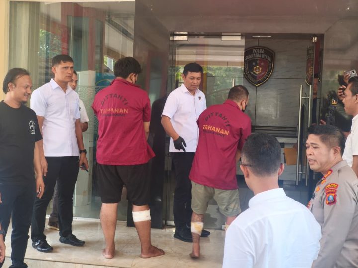 Dirreskrimum Polda Sumut : Residivis Otak Begal Sadis di Marelan-Belawan Dilumpuhkan dengan Timah Panas Usai Melawan Polisi
