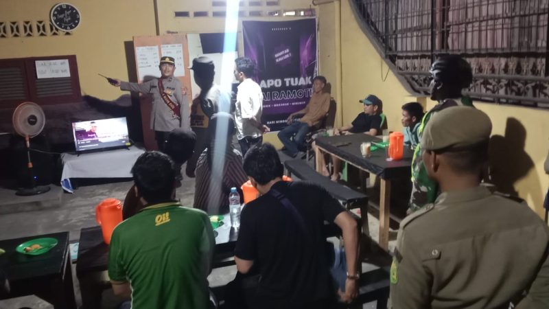 Jelang Dini Hari, Tiga Pilar Polsek Medan Baru Gelar Patroli Gabungan Sisir 15 Ruas Jalan