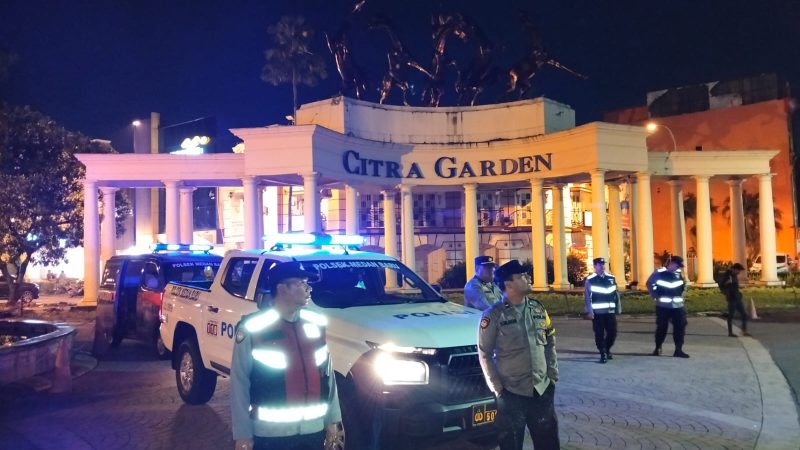 Patroli 3C Dini Hari, Polsek Medan Baru Pastikan Wilkum Aman Kondusif