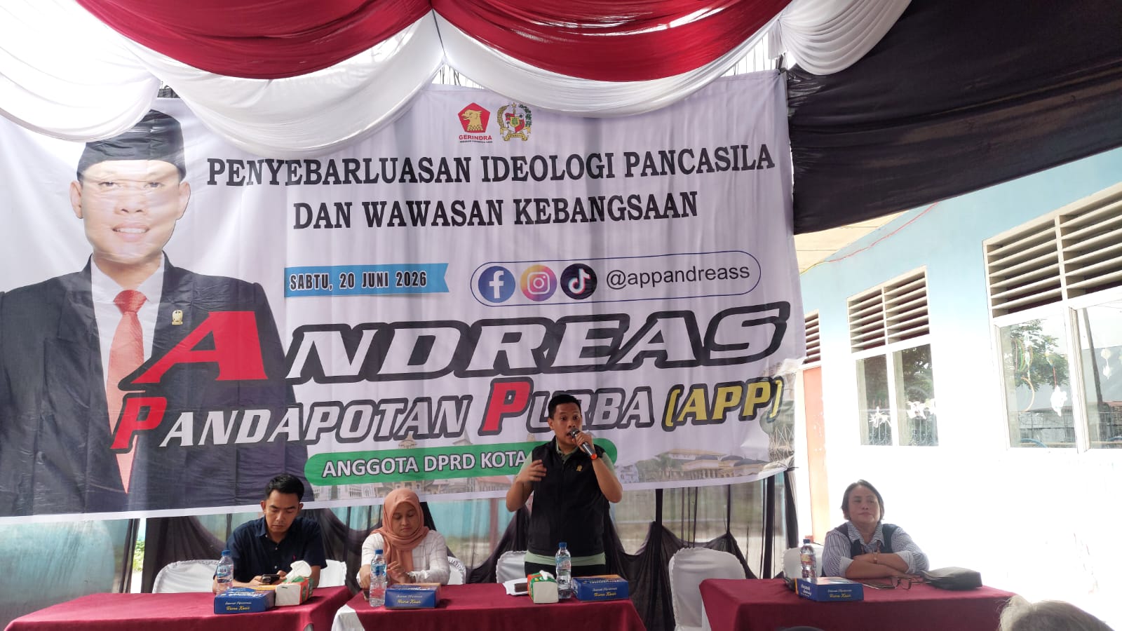 Andreas Pandapotan Purba Ajak Masyarakat Tanamkan Pemahaman Pancasila Sejak Dini