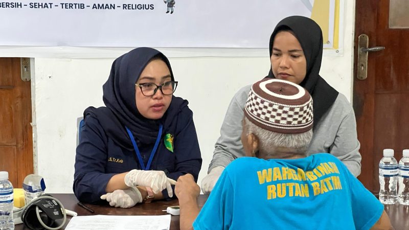 POLRESTA BARELANG DAN RUTAN BATAM GELAR PEMERIKSAAN KESEHATAN GRATIS BAGI WARGA BINAAN