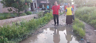 Jalan Benteng Mabar Tidak Tersentuh Pengaspalan Jalan Puluhan Tahun