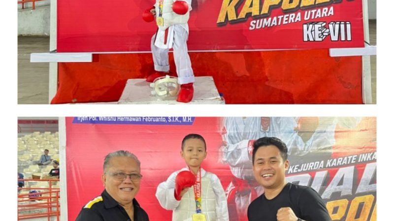 Muhammad Farras Ghaly Juara Festival di Kejurda INKANAS Piala Kapolda Sumut Ke-VII