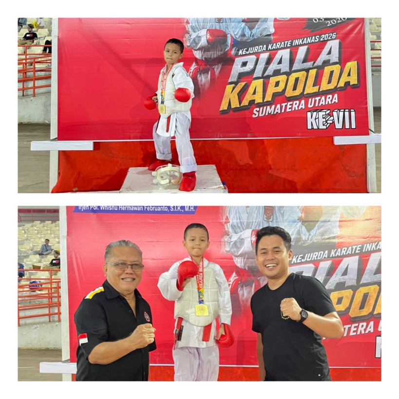Muhammad Farras Ghaly Juara Festival di Kejurda INKANAS Piala Kapolda Sumut Ke-VII