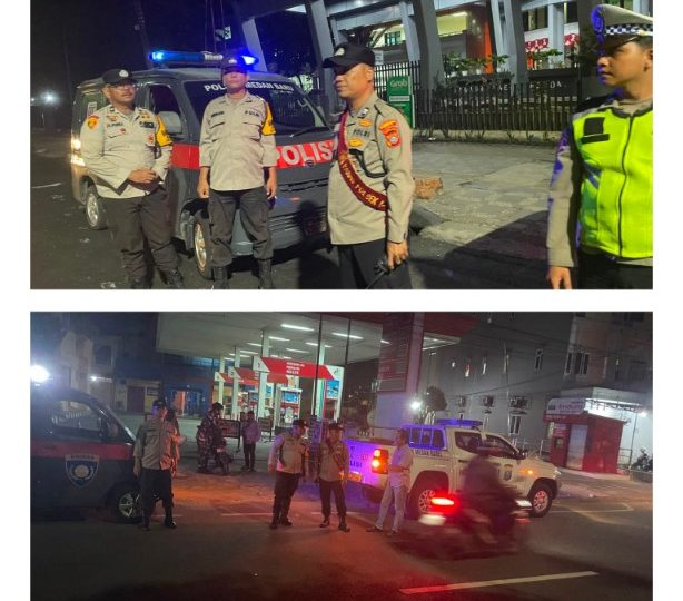 Patroli Malam Polsek Medan Baru, Antisipasi 3C, Geng Motor, dan Gangguan Kamtibmas