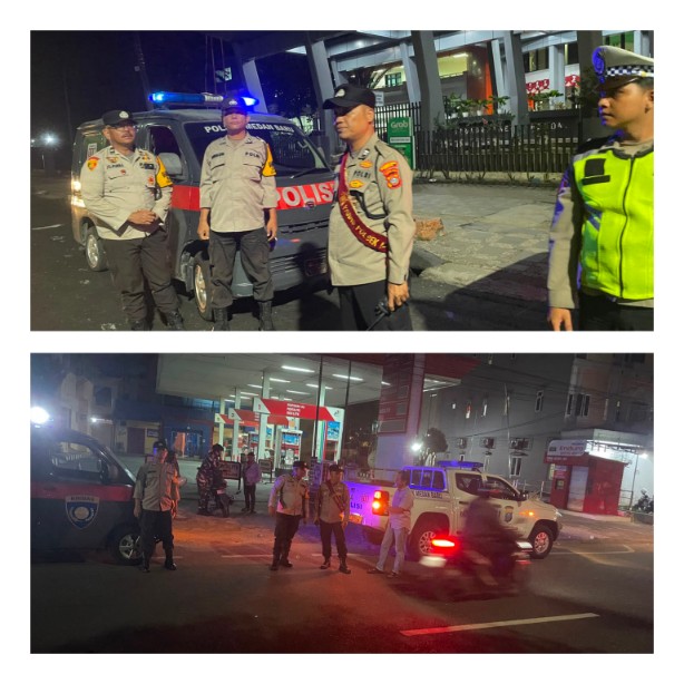 Patroli Malam Polsek Medan Baru, Antisipasi 3C, Geng Motor, dan Gangguan Kamtibmas