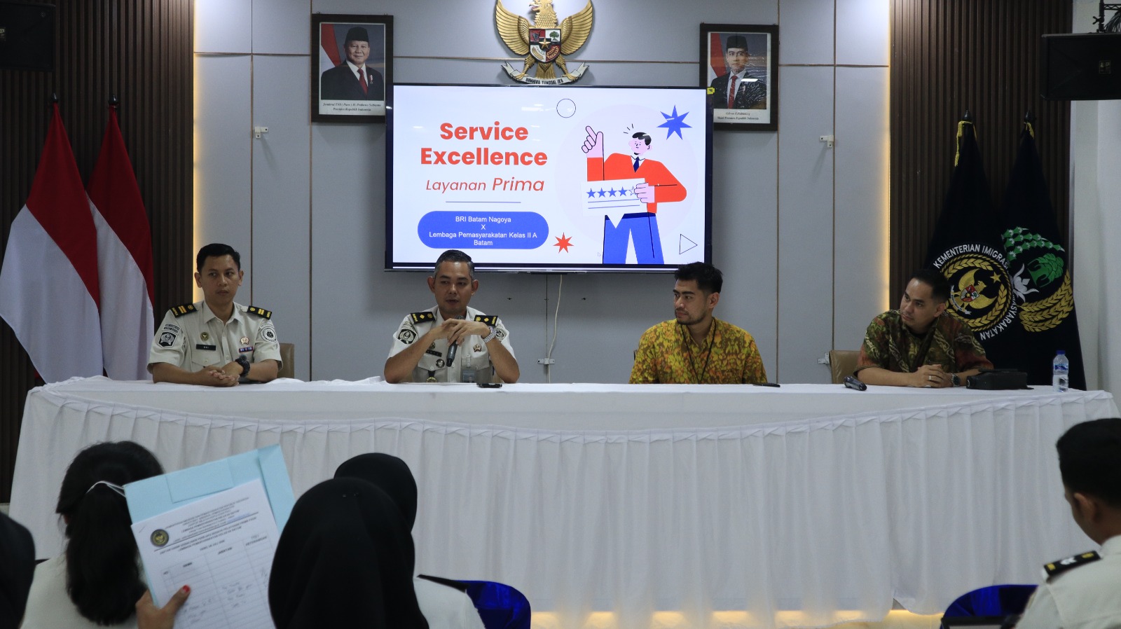 Lapas Batam Tingkatkan Kualitas Layanan melalui Sosialisasi Budaya Pelayanan Prima Bersama BRI