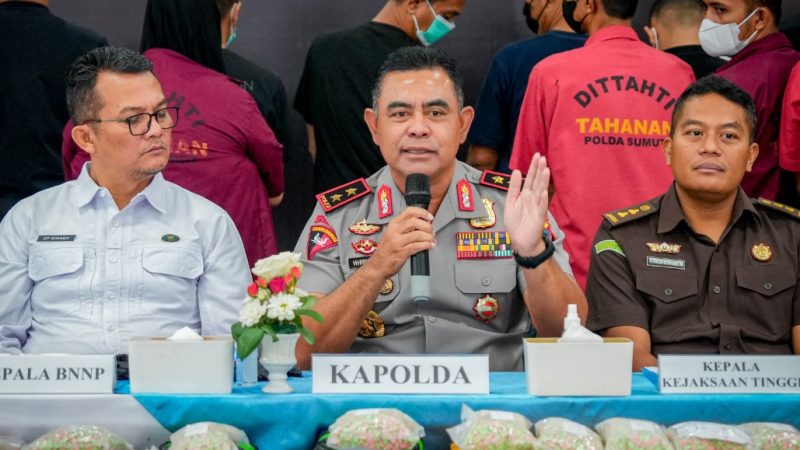 Kapolda Sumut Komitmen Bersih-Bersih Internal, Anggota Terlibat Narkoba Ditindak Tegas