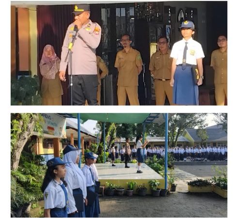 Polsek Medan Baru Gelar “Go To School” di SMPN 10 Medan, Imbau Siswa Jauhi Narkoba dan Geng Motor