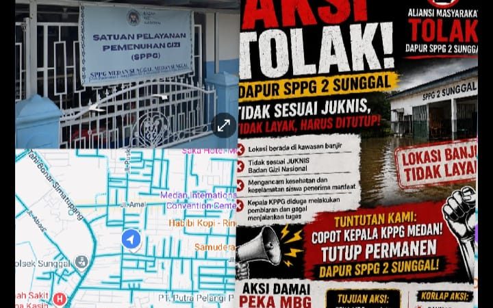 Walikota Medan Sebagai Ketua Satgas MBG Diminta Jangan Tutup Mata Terhadap SPPG Sunggal 2 Yang Tak Kantongi Rekomendasi Kelurahan