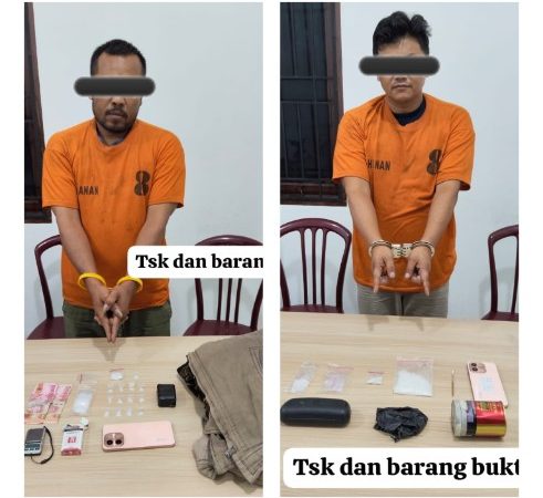 Cegah Sabu Beredar, Rekanan Pengedar Ditangkap, Polres Karo Sita 37 Gram Sabu
